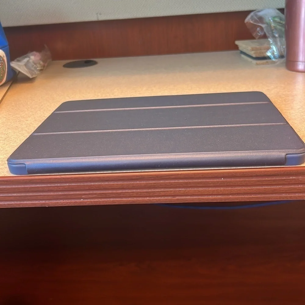 DTTO Case for iPad Pro 11 2021 Slim Trifold Stand Soft TPU Back Cover Navy Blue